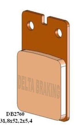 DELTA BRAKING KLOCKI HAMULCOWE KH99 PRZÓD APRILIA TR 125/260 86-88, BENELLI